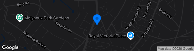 Map showing Culverden Stadium