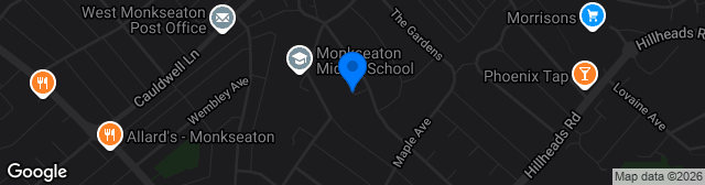 Map showing Hillheads Park