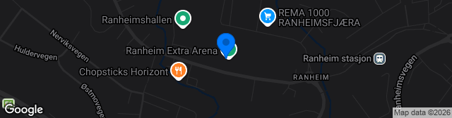 Map showing EXTRA Arena