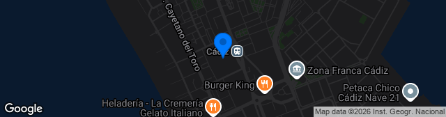 Map showing JP Financial Estadio