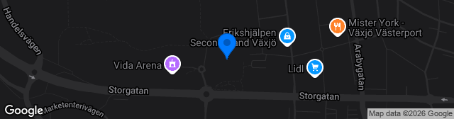 Map showing Visma Arena