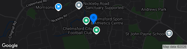 Map showing Melbourne Stadium