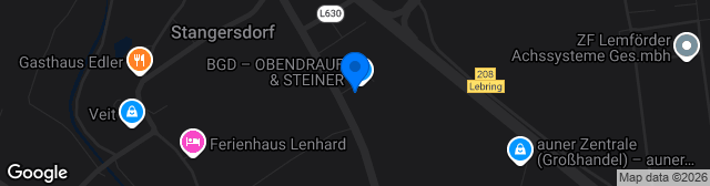 Map showing sanSirro Stadion Lebring