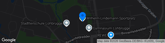 Map showing Wilhelm-Lindemann-Sportanlage