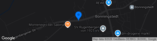 Map showing Werner-Bornholdt-Sportzentrum