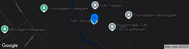 Map showing TUIL Arena