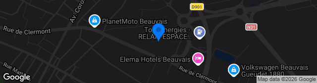 Map showing Stade Pierre Brisson