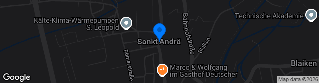 Map showing Stadion Sankt Andrä