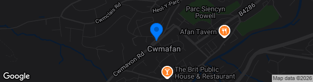 Map showing Ynys Park