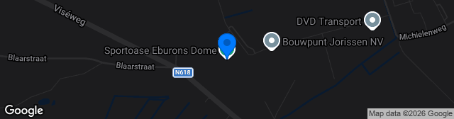 Map showing Terrein Eburons Dome Sportoase