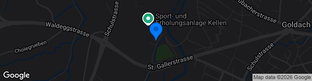Map showing Sportanlage Kellen