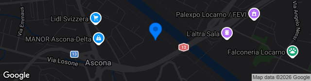 Map showing Stadio Comunale