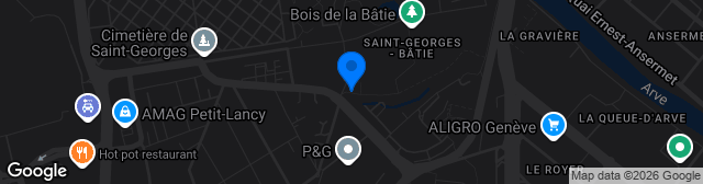 Map showing Stade du Bois-de-la-Bâtie