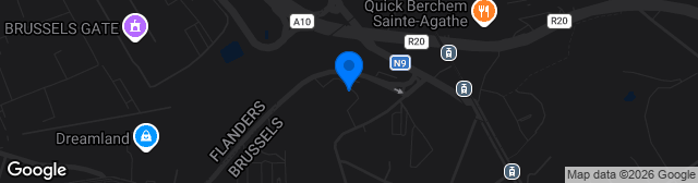 Map showing Complexe Sportif de Berchem-Sainte-Agathe
