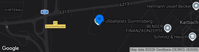 Map showing Sportstätten auf dem Quintinsberg