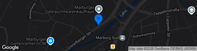 Map showing Stadion an der Gisselberger Straße