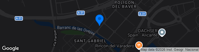 Map showing Polideportivo Juan Antonio Samaranch