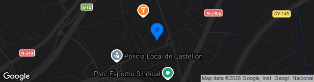Map showing Ciudad Deportiva FACSA