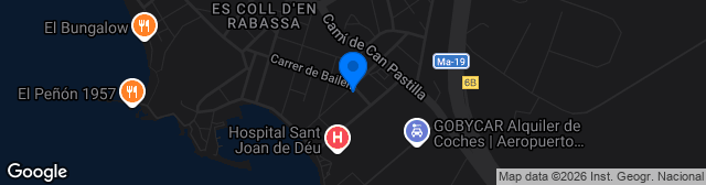 Map showing Camp De Futbol Municipal