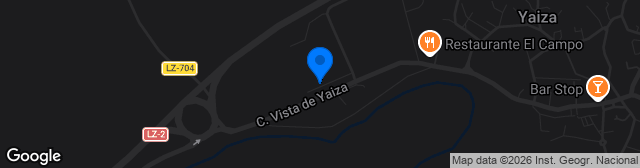 Map showing Estadio Municipal de Yaiza