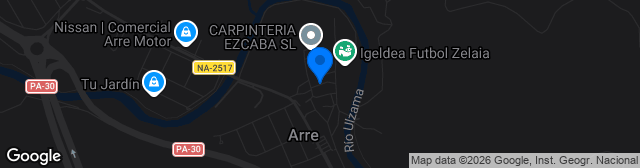 Map showing Campo Igueldea