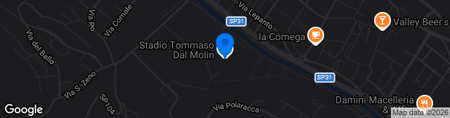 Map showing Stadio Tommaso Dal Molin