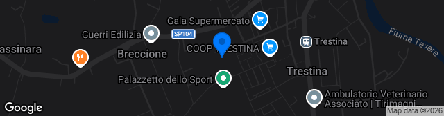 Map showing Stadio Lorenzo Casini
