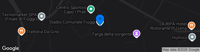 Map showing Stadio Comunale