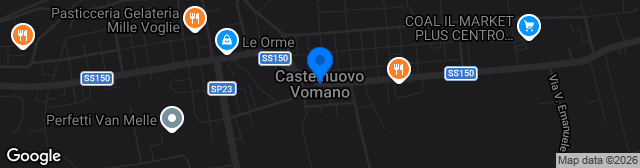 Map showing Campo Comunale