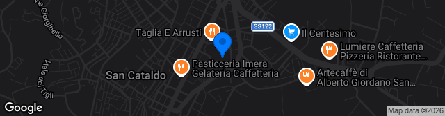 Map showing Stadio Valentino Mazzola