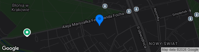 Map showing Stadion Cracovii im. Józefa Piłsudskiego