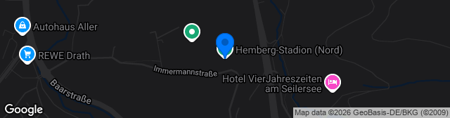 Map showing Hembergstadion