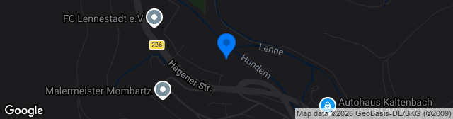 Map showing Hensel Stadion