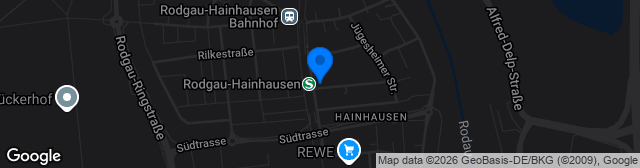 Map showing Maingau-Energie-Stadion
