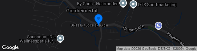 Map showing Kunstrasenplatz Unter-Flockenbach