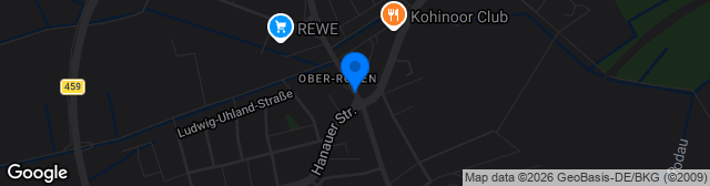 Map showing Sportanlage Frankfurter Straße