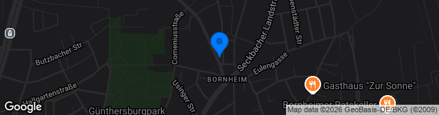 Map showing Kunstrasenplatz F-Schwanheim