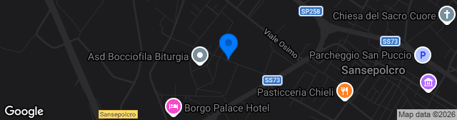 Map showing Stadio Buitoni
