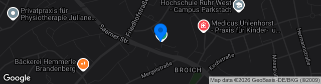 Map showing Sportanlagen VfB Speldorf