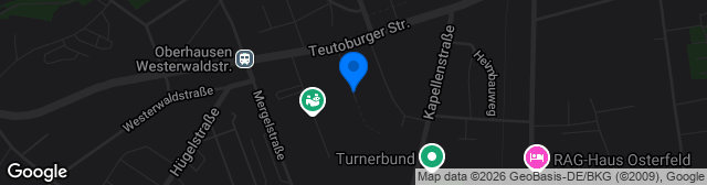 Map showing Sportplatz Hans-Wagner-Weg
