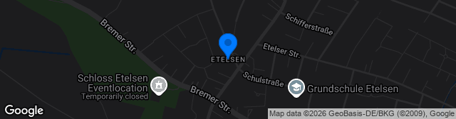 Map showing Etelsen A-Platz