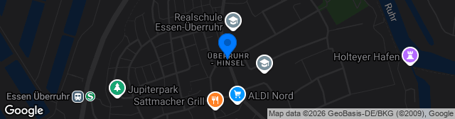 Map showing Kunstrasenplat BSA Überruhr unten