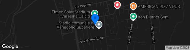 Map showing Campo Comunale