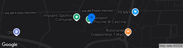 Map showing Stadio Redini