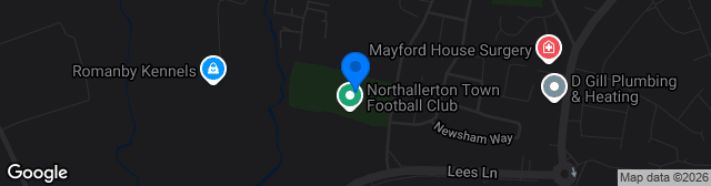 Map showing The Calvert Stadium