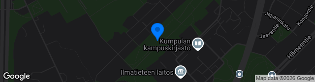 Map showing Kumpulanlaakson tekonurmi