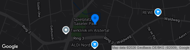Map showing Sportplatz Parkweg
