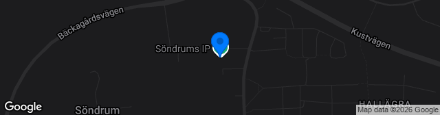 Map showing Söndrums IP