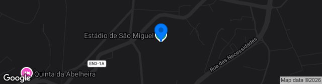Map showing Estádio de São Miguel