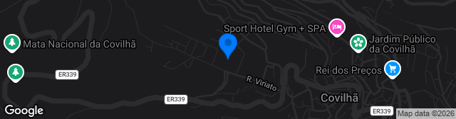Map showing Estádio Municipal José Santos Pinto